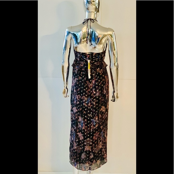 “HOST PICK” Iro Halter Printed Metallic Midi Dress - Picture 8 of 12
